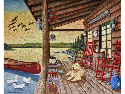 welcome to the cabin art