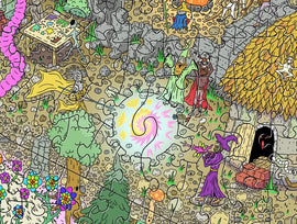 The Wild Wizards 1000pc - 0