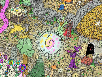 The Wild Wizards 1000pc - 0