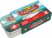 Sunny Day Sardines game by 25th Century Games, featuring a colorful tin package with a sardine graphic on the front. The game is designed to be fun and engaging for players of all ages, encouraging creativity and strategic thinking.