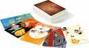 Dixit: Odyssey card game by Asmodee featuring a stack of beautifully illustrated cards. The visible cards display whimsical and imaginative artwork, showcasing vibrant colors and intricate designs that stimulate creativity and storytelling. The game encourages players to interpret images and use their imagination, making it an engaging experience for families and friends.
