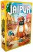 Jaipur (New Edition) board game by Space Cowboys, featuring vibrant artwork of a merchant in a bustling market, perfect for strategy lovers and game nights.