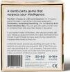 Monikers: Serious Nonsense by Palm Court is a lively party game designed to challenge your intelligence and creativity. The back of the game box features detailed instructions, age recommendations, player count, and hints about the humorous interactions you'll experience. Perfect for gatherings, it promises fun for groups of friends and family, engaging players in memorable and hilarious moments.
