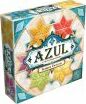 Azul: Summer Pavilion board game by NEXT MOVE GAMES. The box features intricate tile patterns in vibrant colors including blue, orange, and yellow, set against a decorative background.