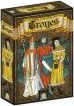Asmodee's board game 'Troyes' displayed in its artistic box featuring medieval characters and vibrant colors, perfect for strategy lovers and game nights.