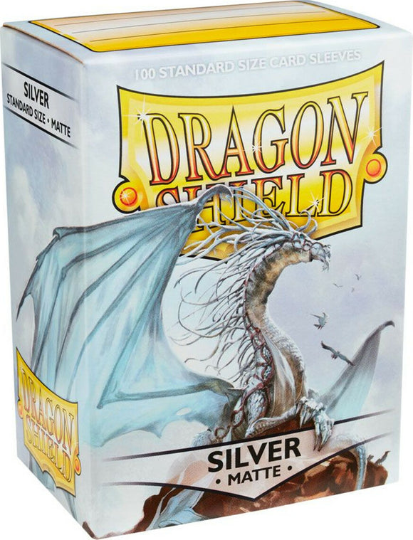 Deck Protector: Dragon Shield: Matte: Silver