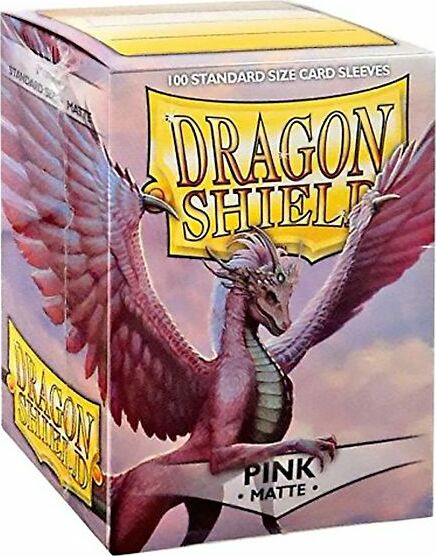 Dragon Shields: (100) Matte Pink