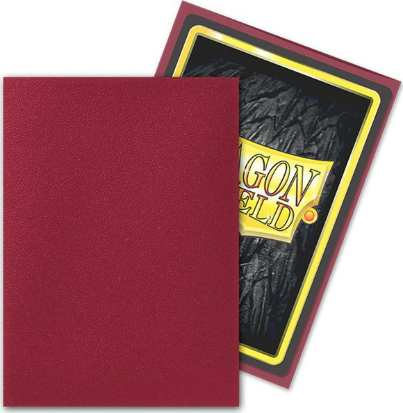 Deck Protector: Dragon Shield: Matte: Blood Red