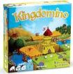 Kingdomino board game by Blue Orange U.S.A., featuring a colorful box design showing a picturesque landscape with castles, animals, and greenery, ideal for family fun and strategic gameplay.