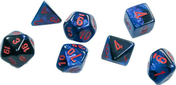 7-Set Cube Mini Gemini Black Starlight with Red