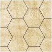 Chessex Double-Sided Battlemat featuring a detailed, hexagonal grid pattern in earthy tones. Ideal for tabletop games, providing a versatile play surface for various game scenarios.