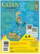 Catan: Seafarers – 5-6 Player Extension game box featuring vibrant artwork. The back of the box displays game components, rules overview, and colorful illustrations of islands and ships for expanded gameplay. Ideal for increasing the number of players in the popular Catan board game.
