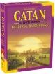 Catan: Traders & Barbarians – 5-6 Player Extension game box. The box features vibrant artwork depicting a scenic landscape during sunset, with the title 'Catan' prominently displayed at the top. This expansion allows additional players to join the classic Catan game, enhancing strategic gameplay with new challenges and adventures.