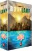 Boonlake board game by Capstone Games, featuring a stunning box design with a vibrant sunset over mountains and a lake, perfect for strategy game enthusiasts.