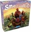 The game 'Small World' by Days of Wonder, featuring vibrant artwork on the box showcasing various fantasy characters and landscapes. The game is designed for strategic gameplay in a whimsical world, perfect for family game nights or gatherings with friends.