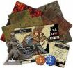 Descent Legends of the Dark: The Betrayer's War Expansion components including game board overlays, character sheets, dice, a figurine, and various game cards. The expansion enhances gameplay with new adventures and storylines in the Descent universe.