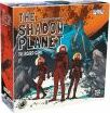 The Shadow Planet game by Galakta featuring a striking box cover with three characters in space suits standing against a vibrant, otherworldly landscape. The colorful artwork emphasizes the game's adventurous and sci-fi theme, attracting players to explore the mysteries of the shadow planet.