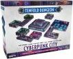 Tenfold Dungeon: Cyberpunk City game by Gale Force 9, featuring an artistic box design showcasing detailed game pieces and vibrant colors. Ideal for tabletop enthusiasts seeking immersive cyberpunk adventures.