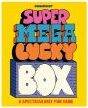 Super Mega Lucky Box by Gamewright is a vibrant, colorful game box featuring bold, playful typography. The box is designed for exciting gameplay and entertainment, making it perfect for family game nights or gatherings with friends.