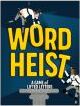 Word Heist game by Gamewright featuring dynamic artwork with characters in action. The colorful package showcases engaging graphics that promise fun gameplay focused on words and strategy.