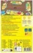 The back of the Rainbow Caterpillar game box by HABA features colorful illustrations, instructions, and details about gameplay. The design highlights playful characters and engaging activities, making it appealing for kids and families.
