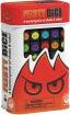 The Fiesty Dice game by MindWare is displayed in a vibrant red box featuring an expressive, cartoonish face with an angry expression. The box includes colorful dice showing various faces, designed for exciting gameplay. Ideal for family fun and gatherings, this game encourages interactive play and strategic thinking.