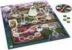 Ghost in the Attic board game by MindWare features a spooky game board with colorful paths, ghostly characters, and tokens for gameplay. Perfect for family fun and game nights.