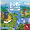 Dorfromantik Duel game box featuring vibrant artwork of a picturesque landscape with windmills, rivers, and lush greenery, designed for strategic gameplay. Perfect for family game nights.
