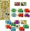 Codex Naturalis game by BOMBYX, featuring a beautifully designed game board with intricate patterns and colorful cards depicting various nature themes. Ideal for family game nights and strategy enthusiasts, it offers engaging gameplay for all ages.