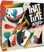 The game 'That Time You Killed Me' by PANDASAURUS GAMES features a colorful box cover illustrating a time-travel theme with artistic depictions of hands, hourglasses, and a sword. Perfect for strategy lovers, this engaging game mixes humor and competition.