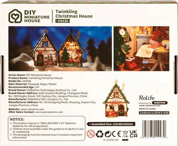 Twinkling Christmas House