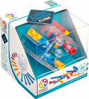 The Criss Cross Cube by Smart Toys & Games is a mechanical puzzle designed for solo play. The packaging showcases vibrant colored pieces including red, yellow, and blue connectors, along with a clear cube. Ideal for enhancing cognitive skills, this engaging puzzle offers 80 unique challenges, inviting users to brainstorm and strategize as they connect and rearrange the pieces.