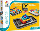 The IQ Puzzler Pro by SmartGames is a mechanical puzzle designed for one player, featuring extra large colorful puzzle pieces. The packaging showcases three different puzzle configurations and highlights 188 challenges, including 68 extra challenges, that can be played in 2D and 3D or diagonally. Suitable for ages 6 and up, this engaging game offers a stimulating experience for puzzle enthusiasts.