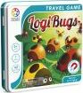 LogiBugs Travel Game by Smart Toys & Games featuring colorful ladybug and insect designs on the game tin. A fun mechanical puzzle that challenges critical thinking and problem-solving skills for both kids and adults.