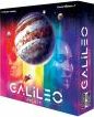 Galileo Project board game by Sorry We Are French, featuring vibrant colors and an eye-catching design that includes a depiction of a planet and cosmic elements, ideal for family game nights and gatherings.
