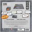 The back of the Blank Slate game box by USAopoly, showcasing the game components. Includes various cards with words, rules for gameplay, and vivid graphic designs. Ideal for family game nights or fun with friends, encouraging creativity and social interaction.
