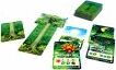 Canopy game by Weird City Games displayed showing various game components including cards and wooden pieces depicting a lush green forest theme. Ideal for strategy lovers and nature enthusiasts, this engaging game invites players to build and explore their own forest ecosystems.