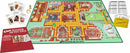 Clue Master Detective game board featuring a colorful layout with rooms, characters, and game pieces. Includes cards for suspects and weapons, and a rulebook. Ideal for fans of mystery and strategy games.
