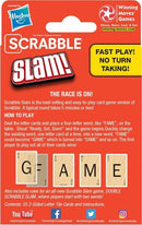 Scrabble Slam! by Hasbro is a fast-paced card game where players race to change words by using letter cards. The game includes clear instructions and components for 2-sided letter tile cards. Perfect for family game nights, it offers a thrilling experience as players compete to be the first to play all their cards.