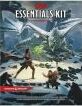 The D&D Essentials Kit, featuring vibrant artwork of adventurers battling a dragon amidst a fantastical landscape. The kit includes essential resources for new players and Dungeon Masters to embark on epic quests.