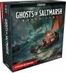 Ghosts of Saltmarsh adventure game box by WizKids/NECA featuring eerie maritime artwork. The box depicts a ghostly boat navigating through dark waters, inviting players into a world of nautical mystery and adventure.