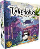 The game Takenoko by Asmodee, featuring a colorful box design with a panda character and lush bamboo forest backdrop. It showcases vibrant art and appealing imagery, ideal for families and game enthusiasts.
