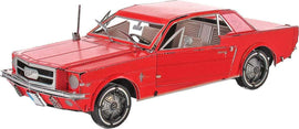 Fascinations 1965 Ford Mustang 3D Metal Model Kit (Red)