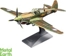 Fascinations P-40 Warhawk 3D Metal Model Kit
