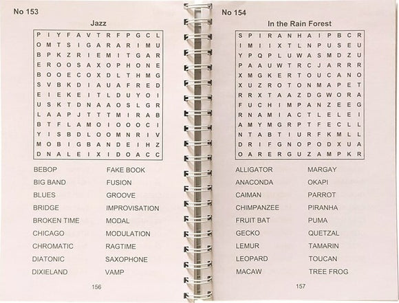 Large Print Word Search Puzzles