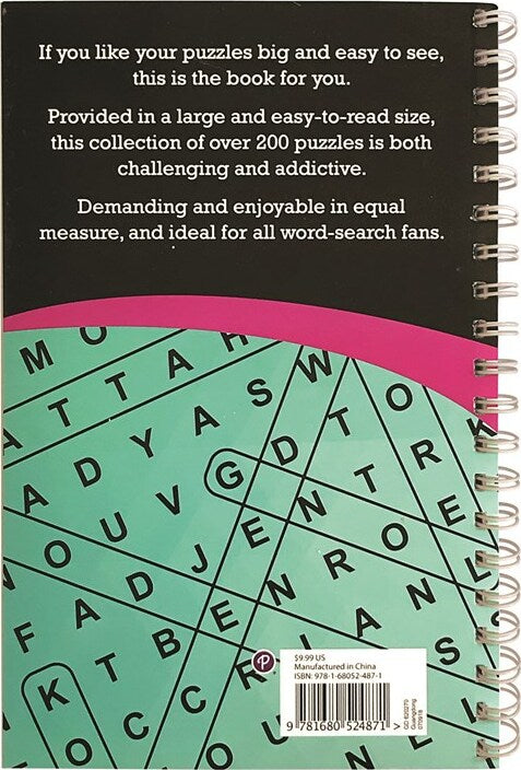 Large Print Word Search Puzzles