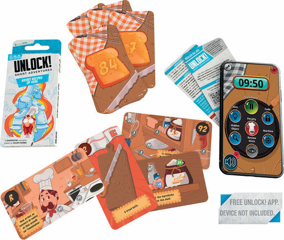 Unlock Short 1 - Secret Recipes of Yore cards 