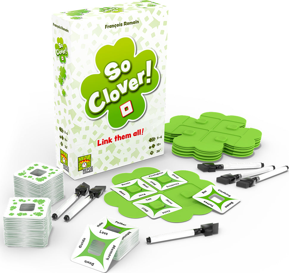 Fun Clover So Clover! - Fun Family Card Game by Repos Production | EurekaPuzzles