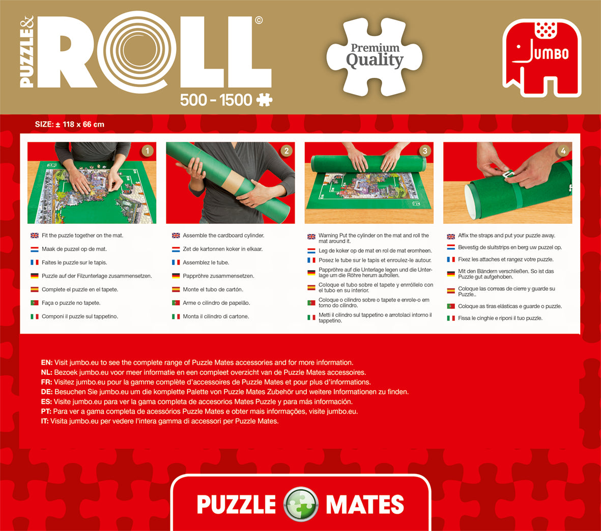 Puzzle Mates Puzzle & Roll up to jigsaw puzzle (1500 Pcs)