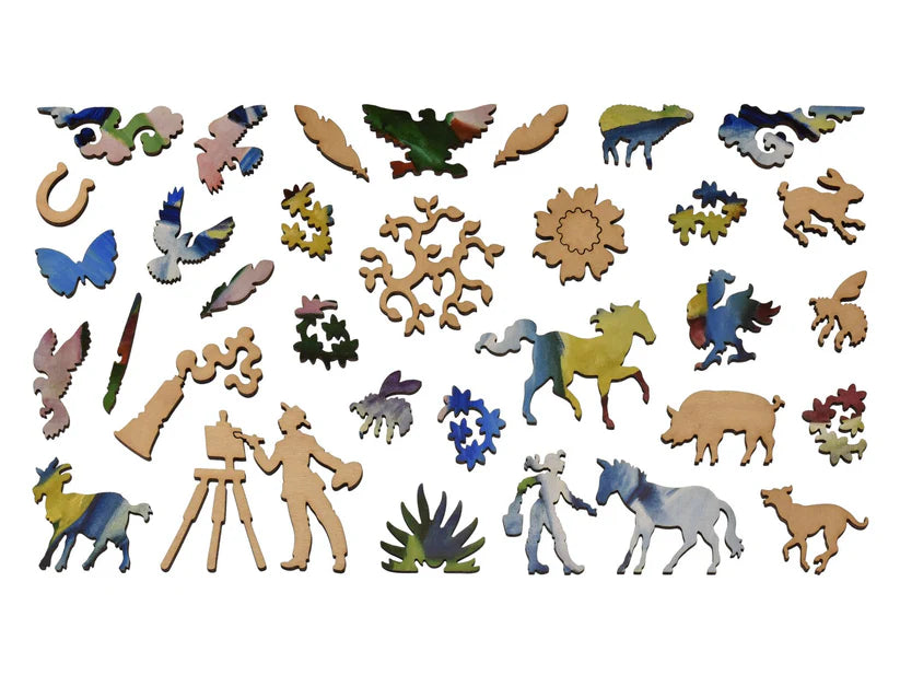 blue horse whimsy